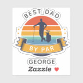 Golfpap vaderdag buitensport sticker (Vel)