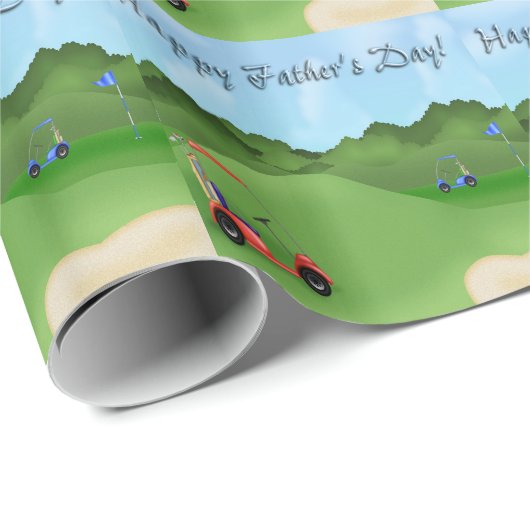 Golfpapier voor het opvullen van Vaderdag Cadeaupapier (Rol Hoek)