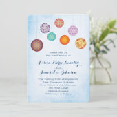 Golfpapieren lampjes Weddenschap Wolk Blauw Kaart (Staand voorkant)