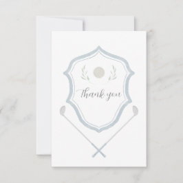 Golfpartij Dank u Kaart