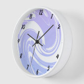 Golfpatronen Blauw-Paars-wit kleurig (Hoek)