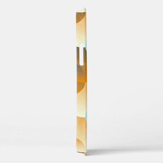  golfpatroon, blauw en bruin. Case-Mate iPhone case (Achterkant / Rechts)