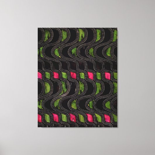 Golfpatroon Canvas Afdruk (Voorkant)