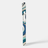 golfpatroon geïnspireerd op de oceaan Case-Mate iPhone case (Achterkant / Links)