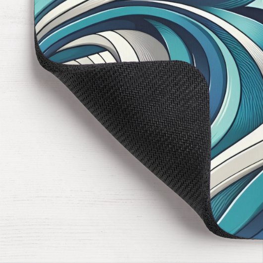 golfpatroon geïnspireerd op de oceaan muismat (Hoek)