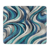 golfpatroon geïnspireerd op de oceaan snijplank (Voorkant)