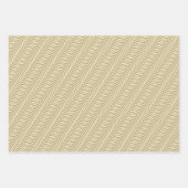 Golfpatroon in drie kleurwegen inpakpapier vel (Voorkant 3)