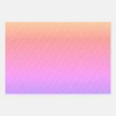 Golfpatroon in drie kleurwegen inpakpapier vel (Voorkant 2)