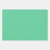 Golfpatroon in drie kleurwegen inpakpapier vel (Voorkant)