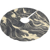 golfpatroon in kuststijl kerstboom rok (Gekanteld)