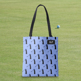 Golfpatroon - Speler en Bestuurder - voeg initiale Tote Bag