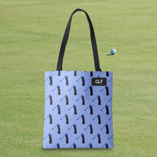 Golfpatroon - Speler en Bestuurder - voeg initiale Tote Bag