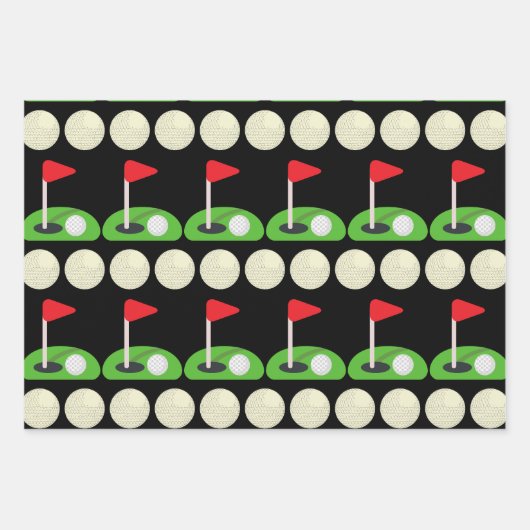 Golfpatroonpapier Inpakpapier Vel (Voorkant 2)