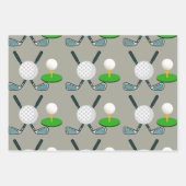 Golfpatroonpapier Inpakpapier Vel (Voorkant 2)