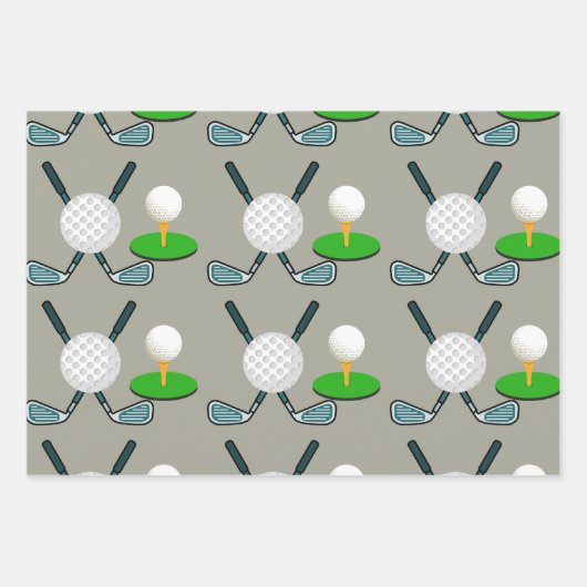 Golfpatroonpapier Inpakpapier Vel (Voorkant 2)