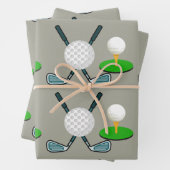 Golfpatroonpapier Inpakpapier Vel (In situ)