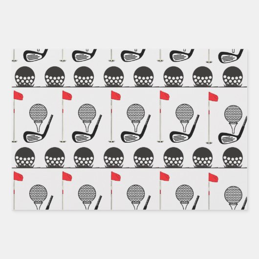 Golfpatroonpapier Inpakpapier Vel (Voorkant 2)