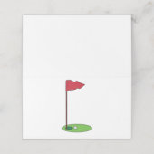 golfpen plaatskaartje (Buitenkant ongevouwen)