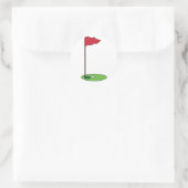 golfpen ronde sticker (Tas)