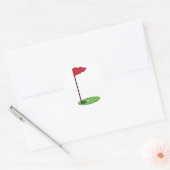 golfpen ronde sticker (Envelop)