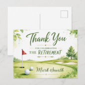 Golfpensioen Briefkaart (Voorkant / Achterkant)