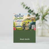 Golfpensioen in Florida Briefkaart (Staand voorkant)