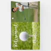 Golfpensioen Maak je eigen Spandoek (Verticaal)