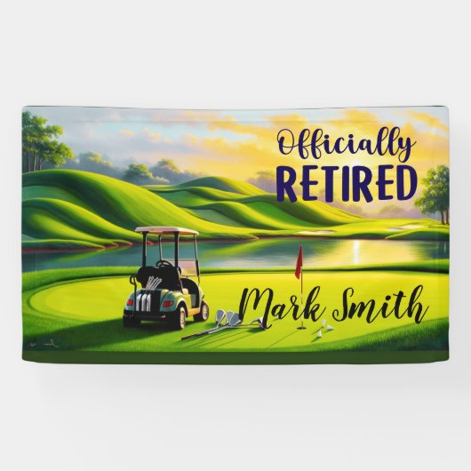 Golfpensioen Spandoek (Horizontaal)