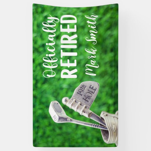 Golfpensioen Spandoek (Verticaal)