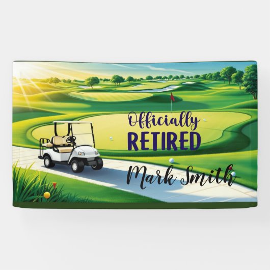 Golfpensioen Spandoek (Horizontaal)