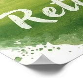 Golfpensioen thema poster (Hoek)