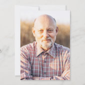 Golfpensioenfeest Partij Foto Kaart (Achterkant)