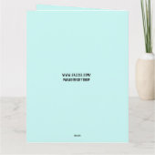 GOLFPENSIONERING GOLFER WENSKAARTEN BEDANKKAART (Achterkant)