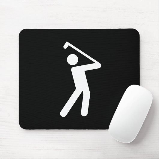 GolfPictogram Mousepad Muismat (Met muis)