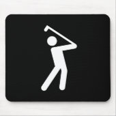 GolfPictogram Mousepad Muismat (Voorkant)