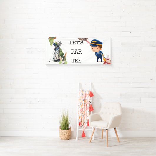 Golfpiloot Let's par T-shirt Spandoek (Insitu)