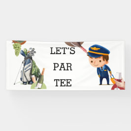 Golfpiloot Let's par T-shirt Spandoek