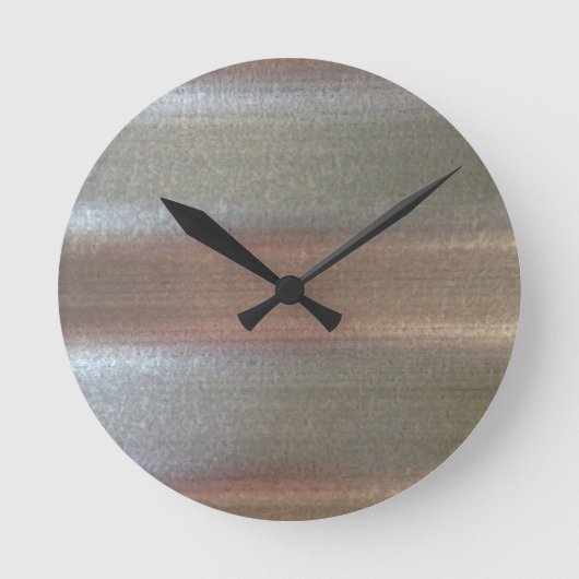 Golfplaat Metaal Sluiten Ronde Klok (Voorkant)