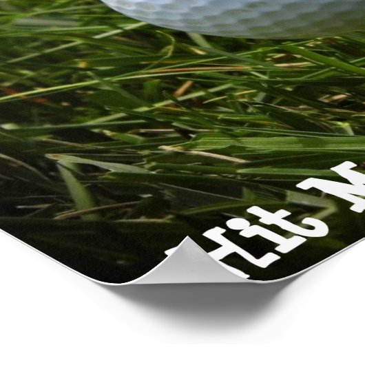 GolfPoster Poster (Hoek)
