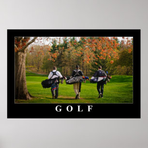 Golfposter Poster