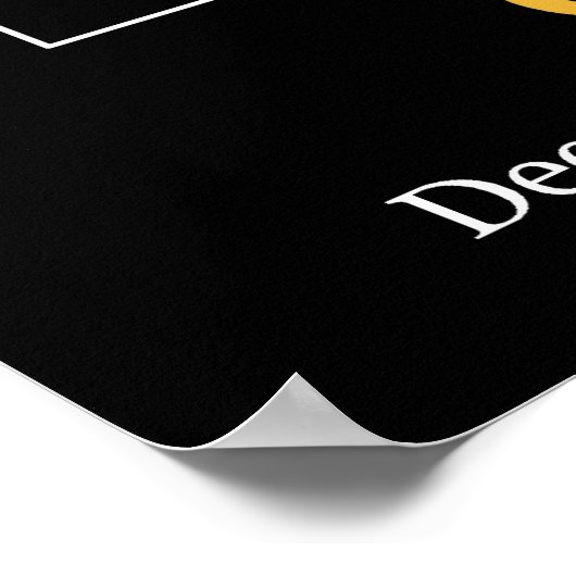 Golfposter Poster (Hoek)