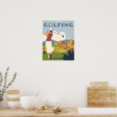Golfposter Poster (Keuken)