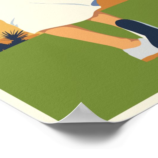 Golfposter Poster (Hoek)