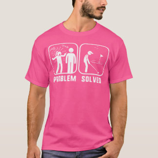 Golfprobleem Opgelost Grappige Golfers T-shirt