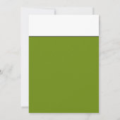 Golfprofessional, golfsilhouet, verjaardagsfeestje kaart (Achterkant)