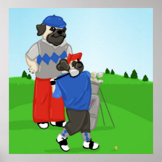  Golfpug-Poster - Kies uw grootte Poster