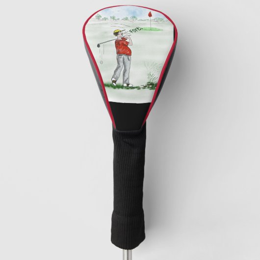 Golfputter Hoesje Golfheadcover (Voorkant)