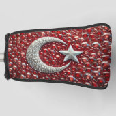 Golfputter Hoesje met Turks Kleuren Design Golfheadcover (Voorkant)