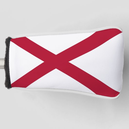 Golfputter Hoesje met vlag van Alabama, Verenigde Golfheadcover (Voorkant)