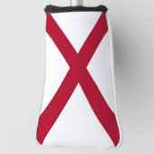 Golfputter Hoesje met vlag van Alabama, Verenigde  Golfheadcover (Draai 90)